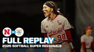 Nebraska vs. Tennessee: 2025 NCAA softball super regionals Game 1 | FULL REPLAY