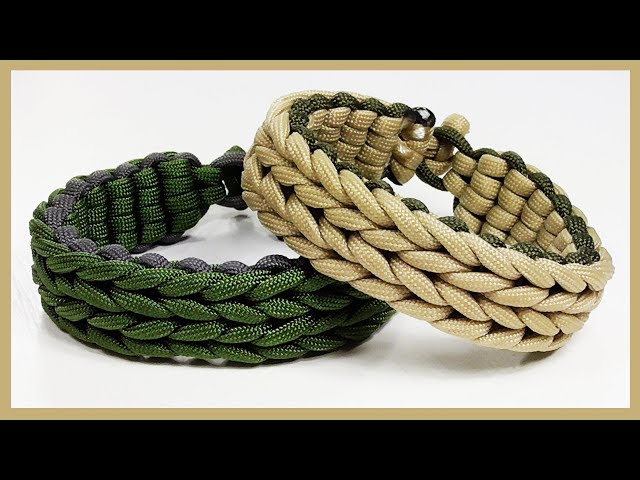 How To Make A Paracord Bracelet With Two Colors With Buckle at Rachel Vance blog