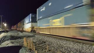 1/7/22--First Train Catch of 2022...CSX 911 Unit on Intermodal Train