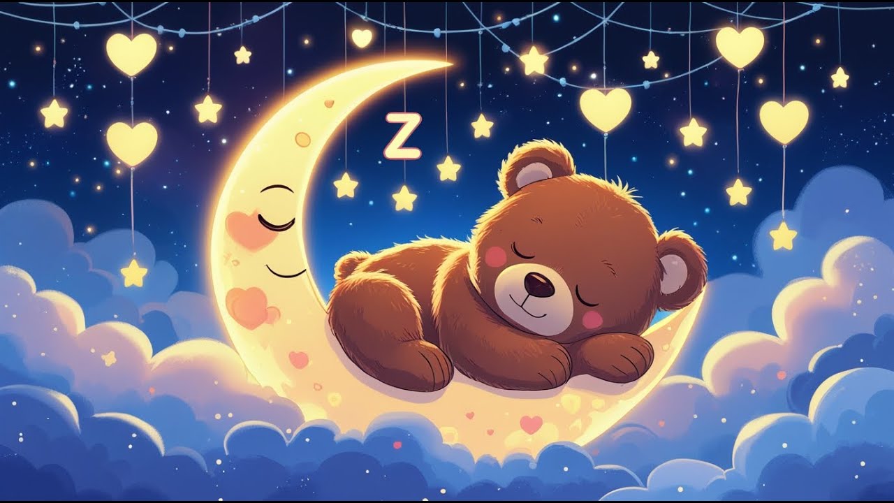 Baby Sleep Lullaby🎵Sleep Instantly Within 3 Minutes💖Calm Night Music | Mozart Brahms