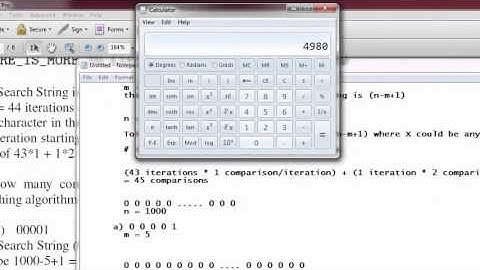 CSC 323, Fall 2012 - Chapter 3 - String Matching Problems