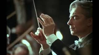 Beethoven symphony 9 . Conductor (Herbert Von Karajan), first movement