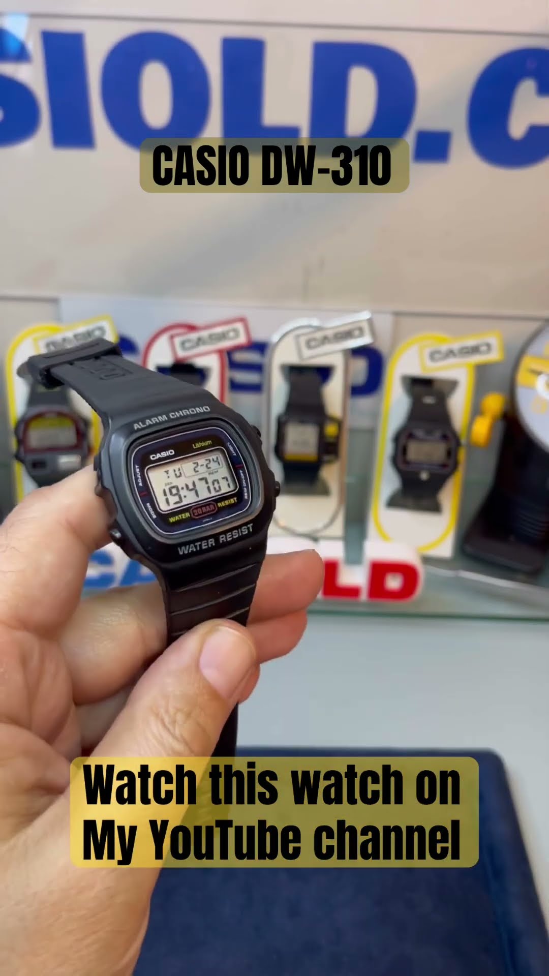 Casio Dw-310 divers watch casiold.com - YouTube
