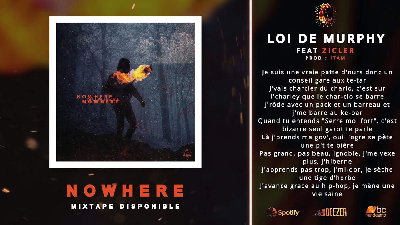 LARIO ft. ZICLER - 05 Loi de Murphy - La mixtape #NOWHERE est disponible gratuitement dès maintenant :