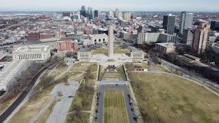 Drone Series: National WWI Museum and Memorial in Kansas City
