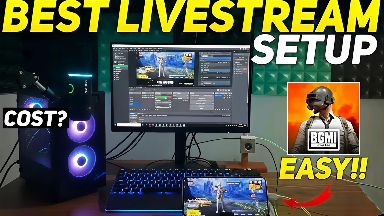 HOW TO LIVE STREAM BGMI ON YOUTUBE USING OBS STUDIO AND DOUWAN 🔥 PC ...
