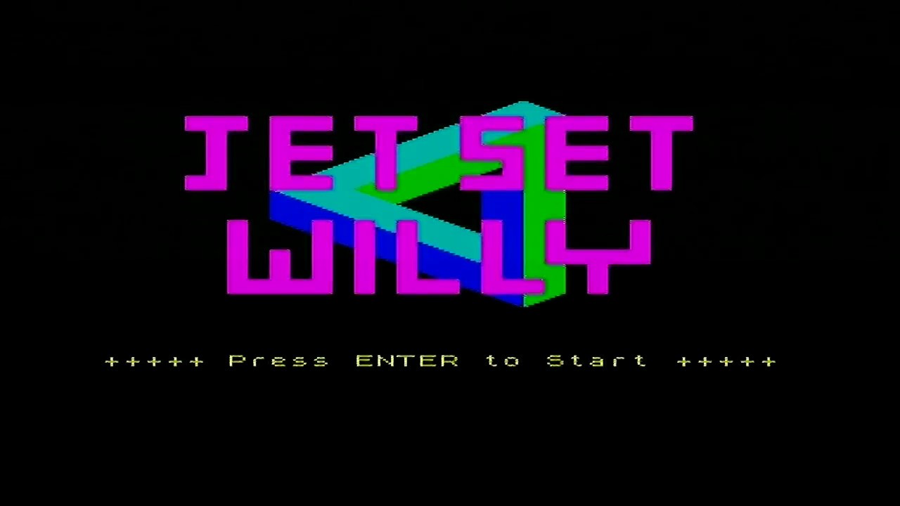 ZX Spectrum Games - Jet Set Willy - YouTube