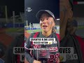 Samantha Bland can’t say enough about the support from the Husker fans who made their way to OKC
