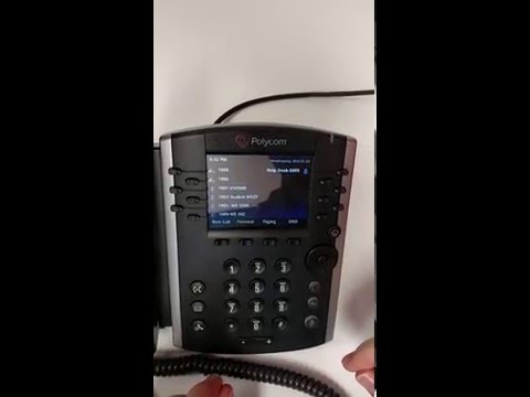 POLYCOM VVX 410 Reboot Instructions