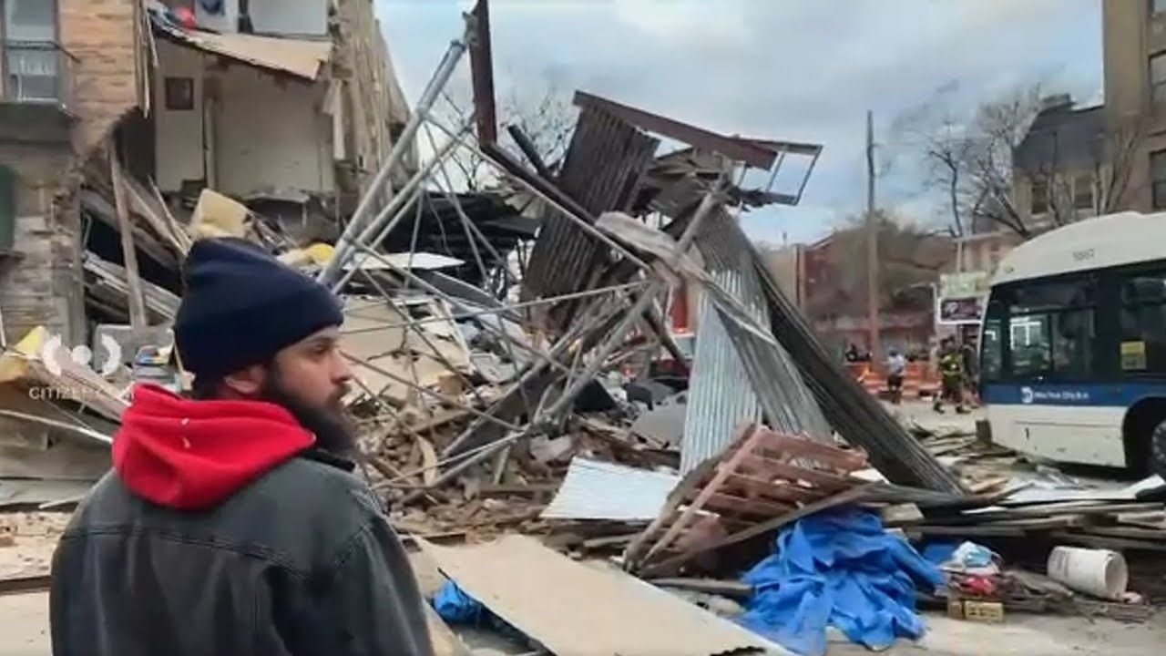 Partial building collapse in Morris Heights, Bronx; no word on injuries