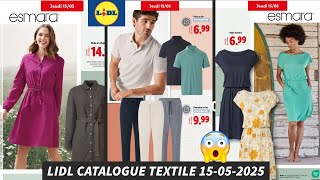 📢 Lidl Arrivage de la Semaine ❤️ CATALOGUE #textile du 15/05/2025 #loisirs #trend #lidl #parkside