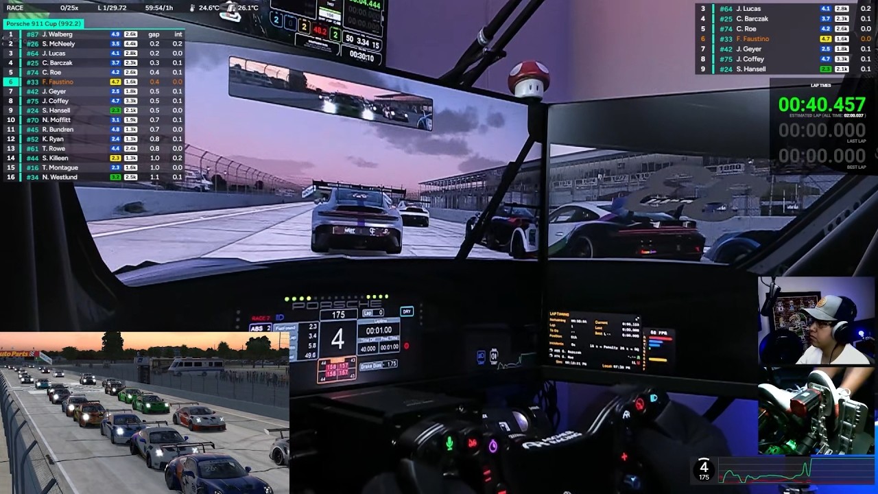 iRacing Sebring Porsche Cup League | Race 5 | Season 11