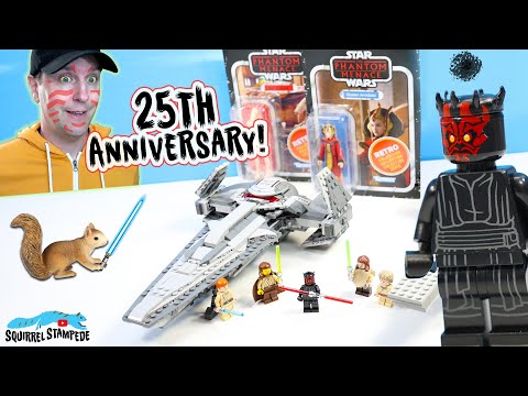 Star Wars The Phantom Menace 25th Anniversary Toys Figures & Sith Infiltrator Collection Review