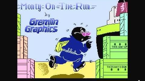MONTY ON THE RUN !! ATARI 800 XL