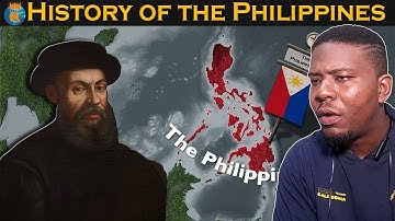 African Guy Reacts to THE HISTORY OF THE PHILIPPINES in 12 minutes