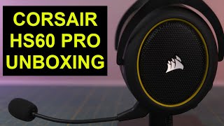 Corsair HS60 Pro Gaming Headset | 7.1 Surround Sound for PC | Unboxing | Review | iCUE setup
