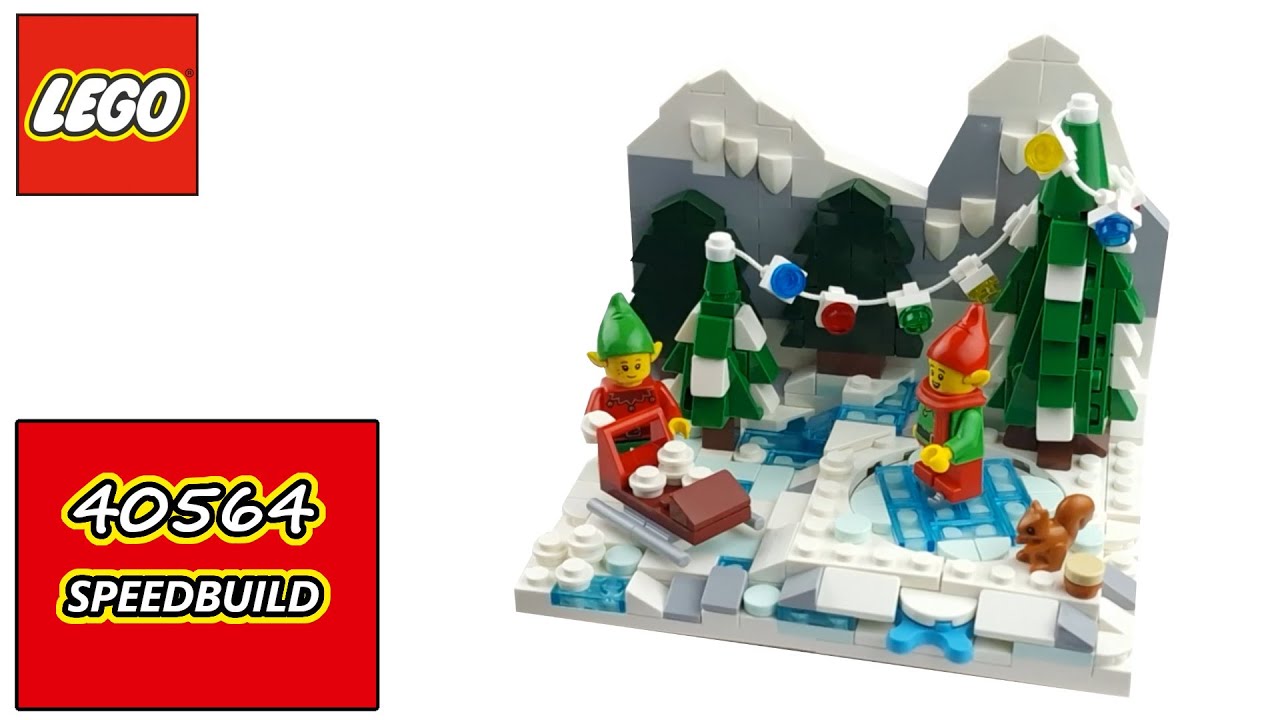 LEGO 40564 Winter Elves Scene Speed Build