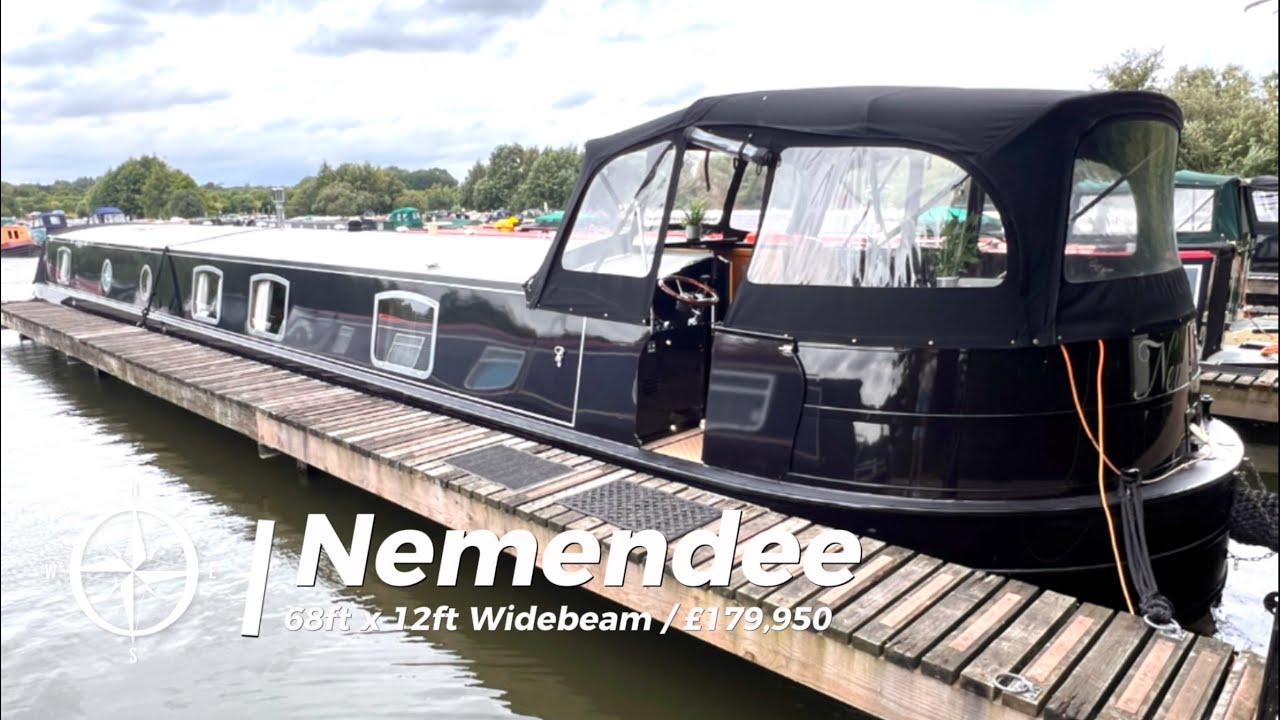 👋 ПРОДАЕТСЯ ШИРОКАЯ БАЛКА — Nemendee / 68 футов x 12 футов Aqualine / 174 950 фунтов стерлингов 👋