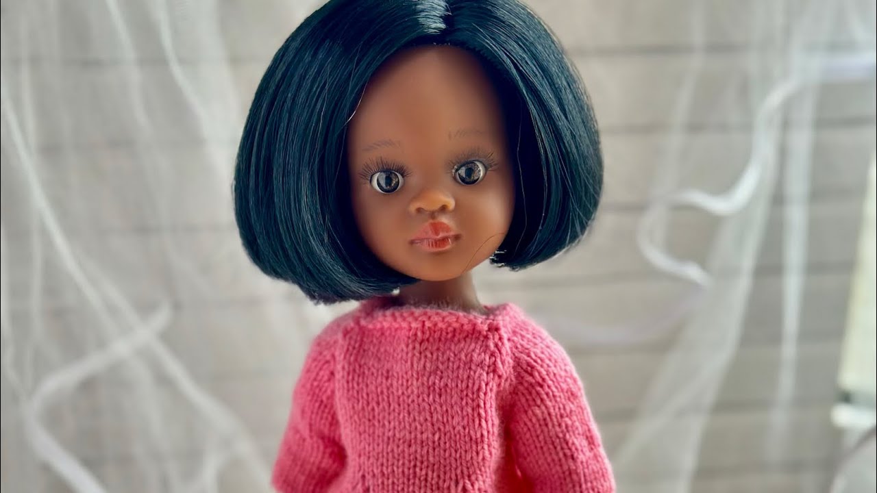 Кукла Нора каре Паола Рейна. Обзор, сравнение , старый трафарет бровей.