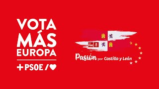 Acto en Valladolid con Pedro Sánchez, Teresa Ribera, Iratxe García, Luis Tudanca y Óscar Puente