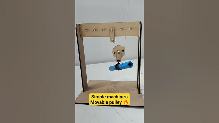 How to make simple machines | movable pulley mechanism #shorts #simplemachine #science