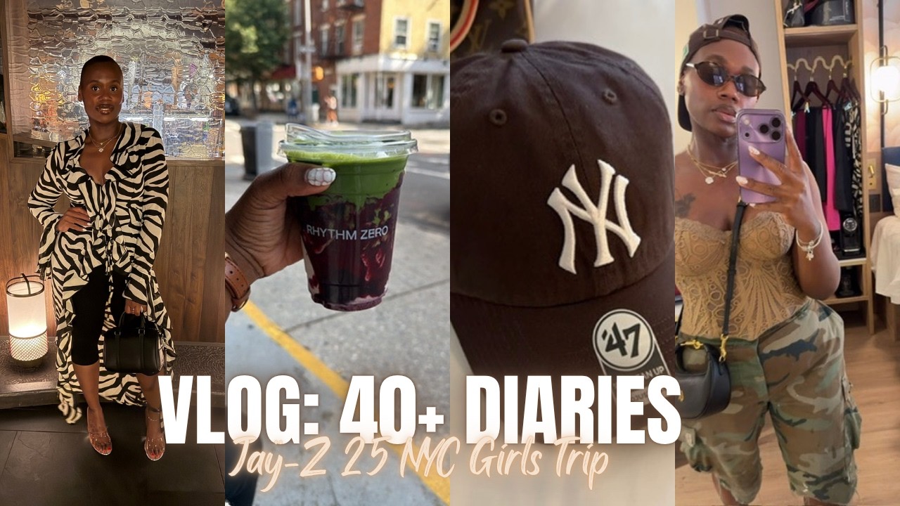 JULY VLOG PART 1| HAUL + NYC GIRLS TRIP + JAŸ-Z 25| CHARDENISE