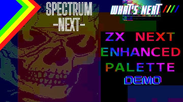Zx Spectrum Next -Enhanced palette demo