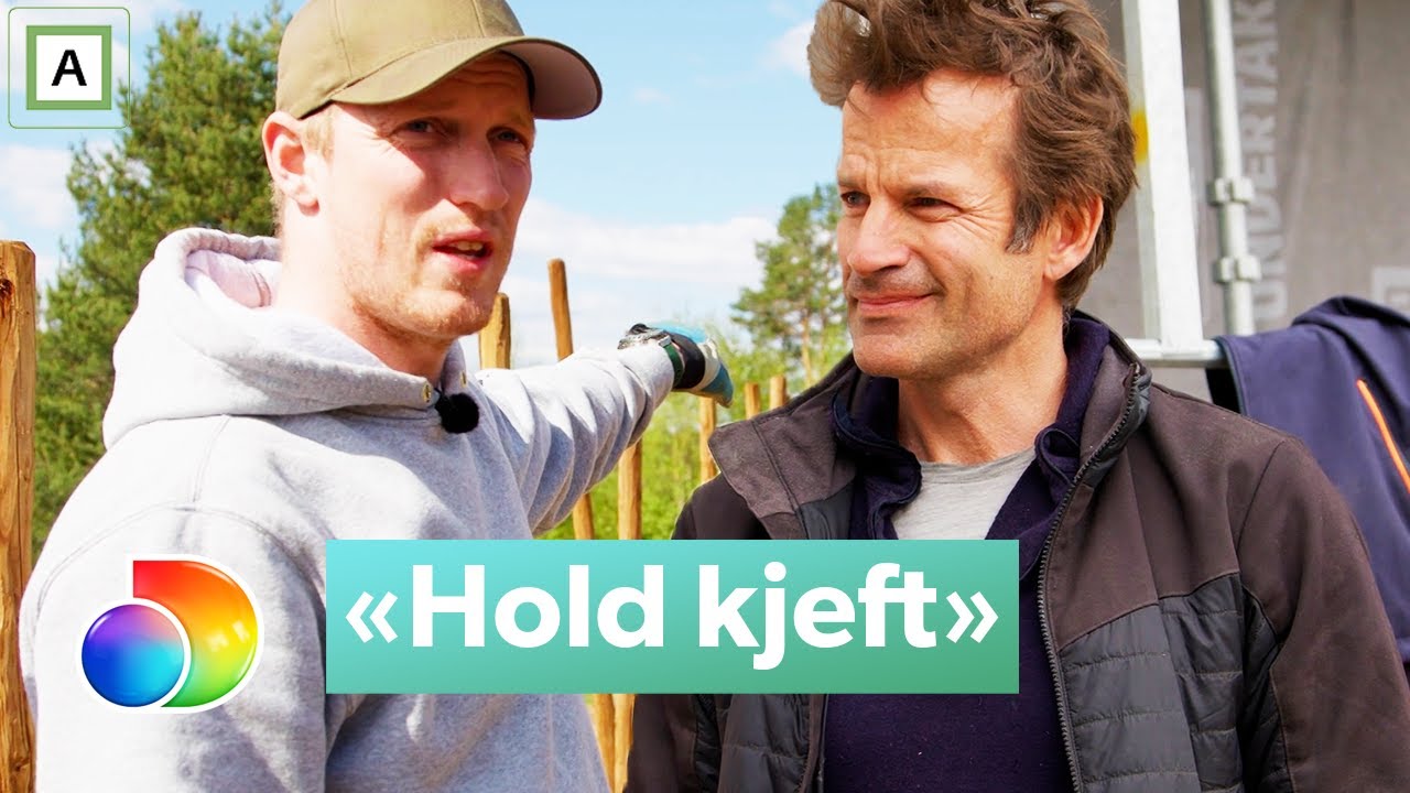 Folle og Almaas bygger hus | Jon og Erik krangler om skisser | discovery+ Norge