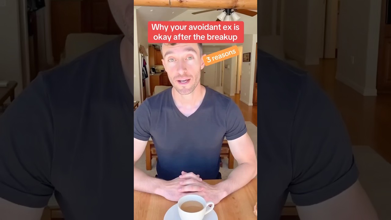 3 reasons your avoidant ex is okay after the breakup. 