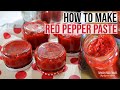 Comment faire de la pte de poivron rouge