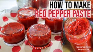 How To Make Red Pepper Paste!