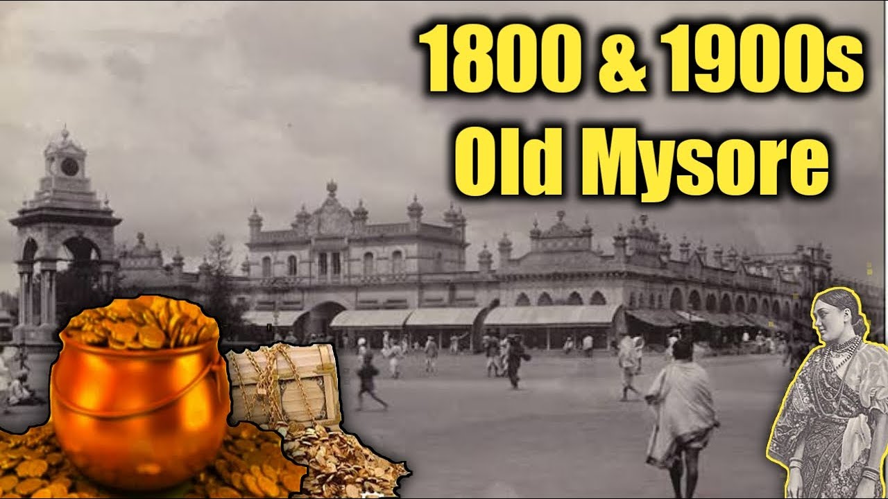 Old Mysore city in 1800's & 1900's || old view || Welcome India