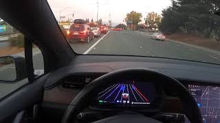 Tesla fsd beta highway to city street