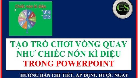 Hướng dẫn tạo vòng quay như chiếc nón kì diệu trong powerpoint