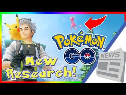 QUEST TO MEW #1 - Pokémon GO *RESEARCH* Gameplay Release & Mew Update! 