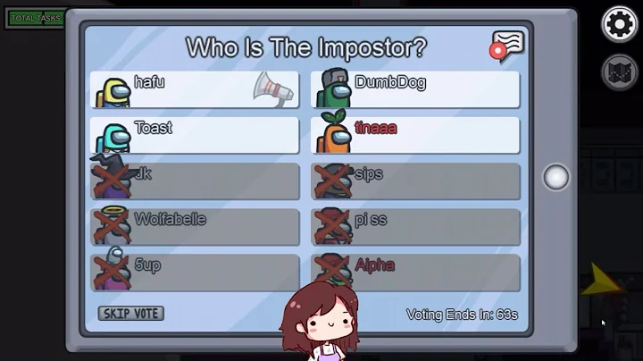 Among Us | Toast reads Tina like an open book