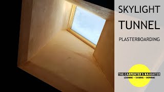 DIY Skylight Sun Tunnel with Plasterboard | The Carpenter's Daughter