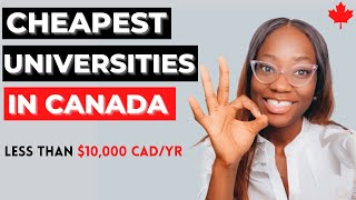 7 CHEAPEST UNIVERSITIES IN CANADA FOR INTERNATIONAL STUDENTS | GRADUATE PROGRAMS + LOW TUITION FEES