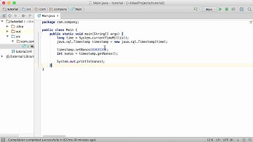 61.Java Tutorial - #61 - java.sql.Timestamp