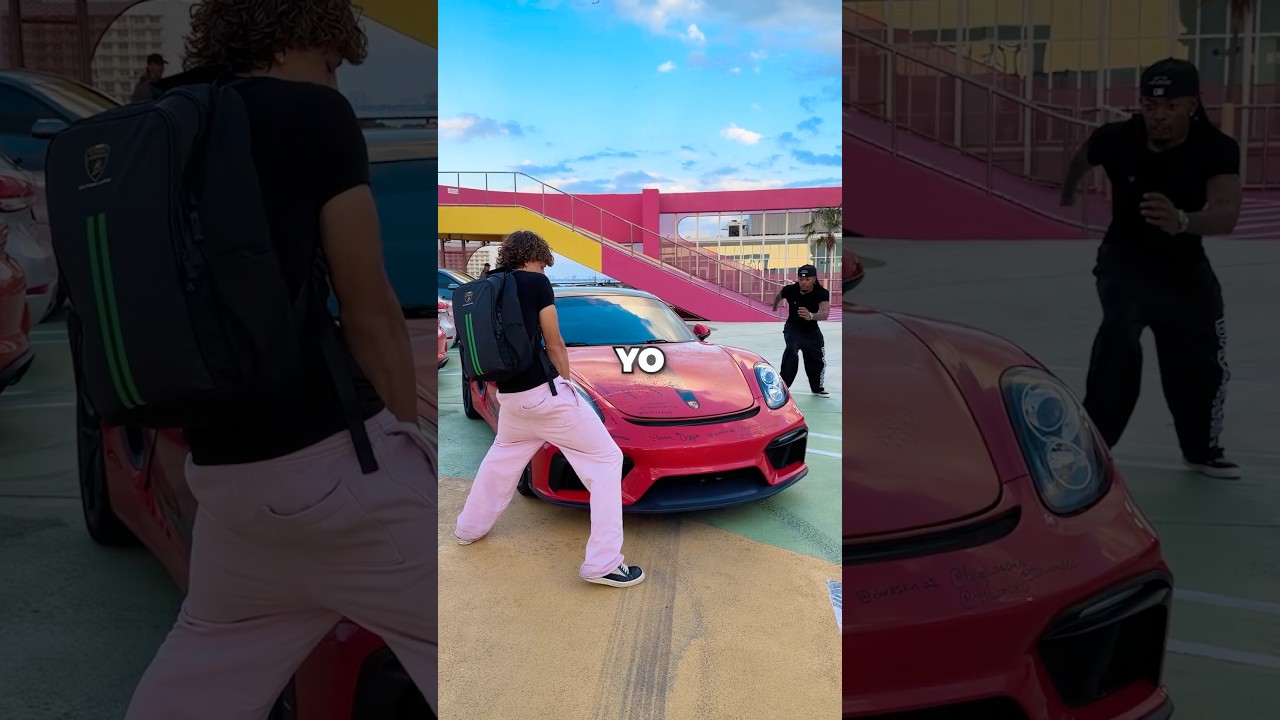 Writing My Subscribers Names On My Porsche!