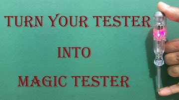 Magic Tester / Continuity Tester /  How to make components Tester