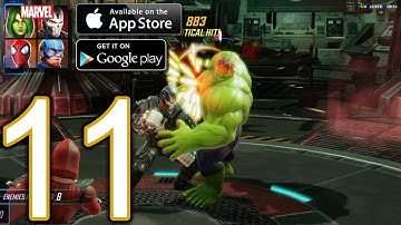 MARVEL Strike Force Heroes Android iOS Walkthrough - Part 11 - Villains Unites: Chapters 3