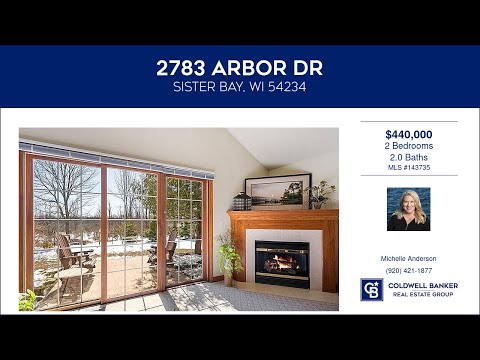 2783 Arbor Dr, Sister Bay, WI home video tour