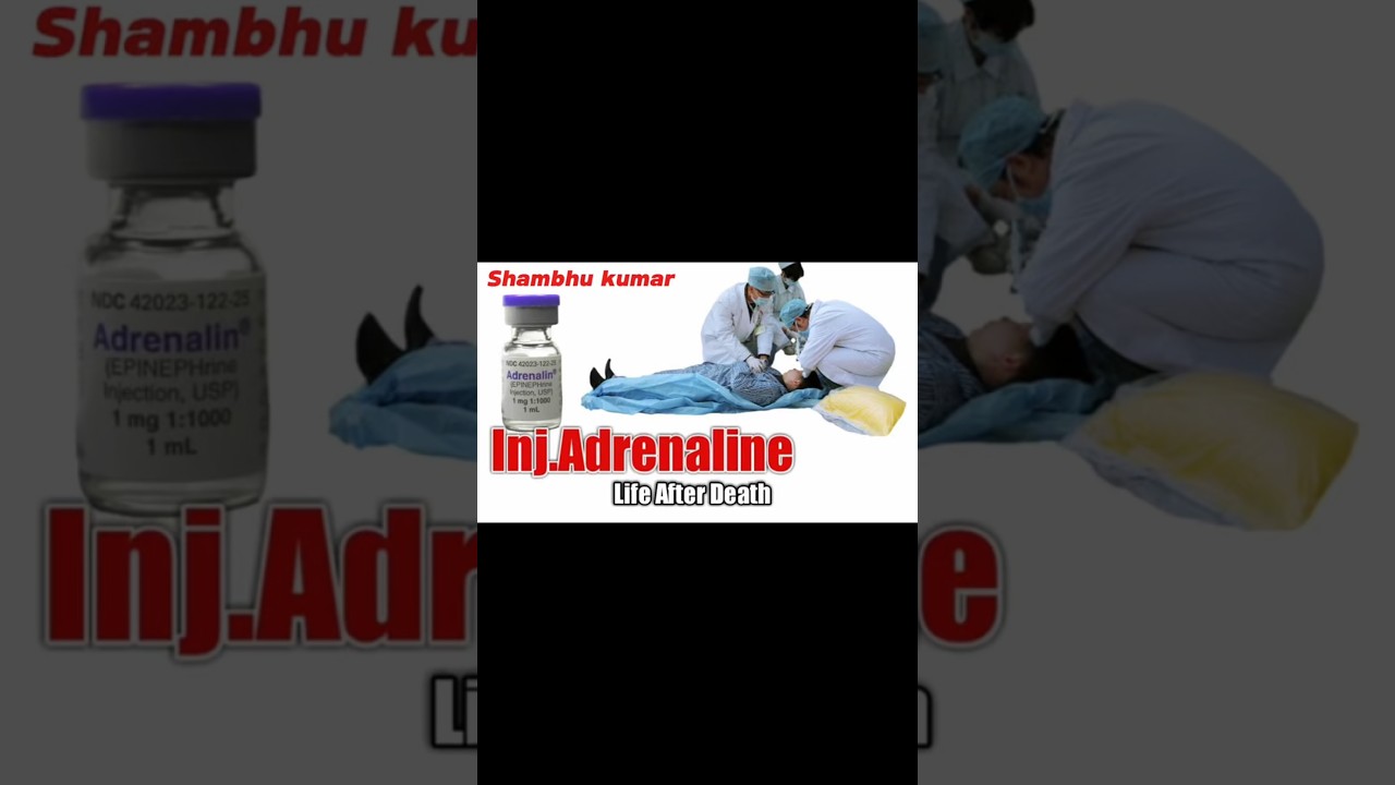 Adrenaline injection is a emergency drug used severe allergic reactions,cardiac arrest,and low BP