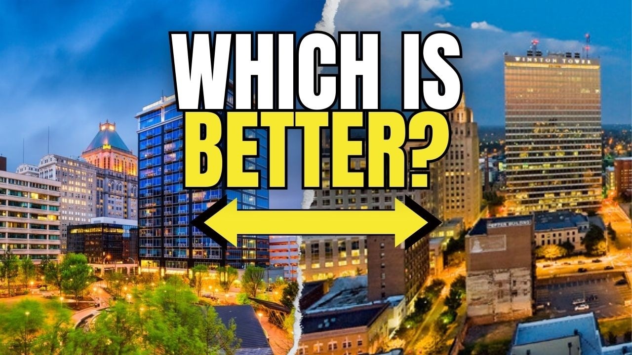 Winston Salem vs Greensboro - 2025 Comparison and Driving Tour!