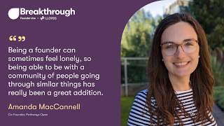 Breakthrough Programme Showcase Day | Testimonial | Amanda MacCannell