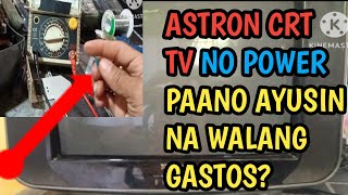 Astron CRT TV 14 inch No power