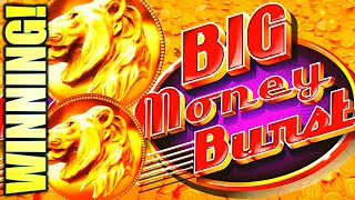 ★WINNING!★ BIG MONEY BURST (BURIED TREASURES) UPPED THE BET TO $9 AND BONUSED! Slot Machine (SG)