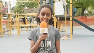 Kids talk about the new playground at Rose City Park