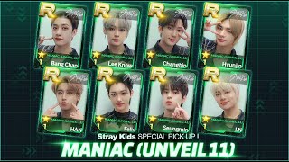 [SUPERSTAR JYPNATION] Stray Kids Maniac (Unveil 11) Event Limited Edition Cards